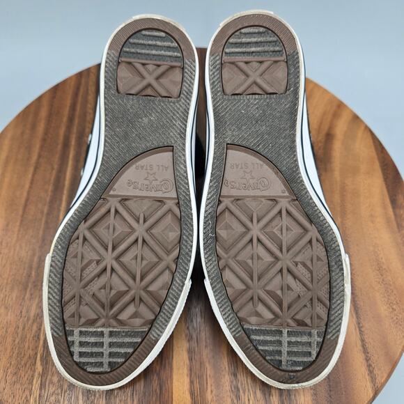 Converse Chuck Taylor All Star Shoes Womens 6.5 Black Jersey Quilted Hi Sneakers - Picture 7 of 8